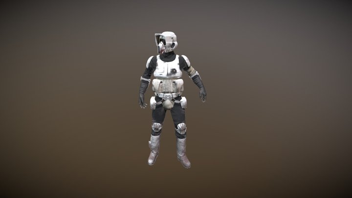 Scout Trooper 3D Model
