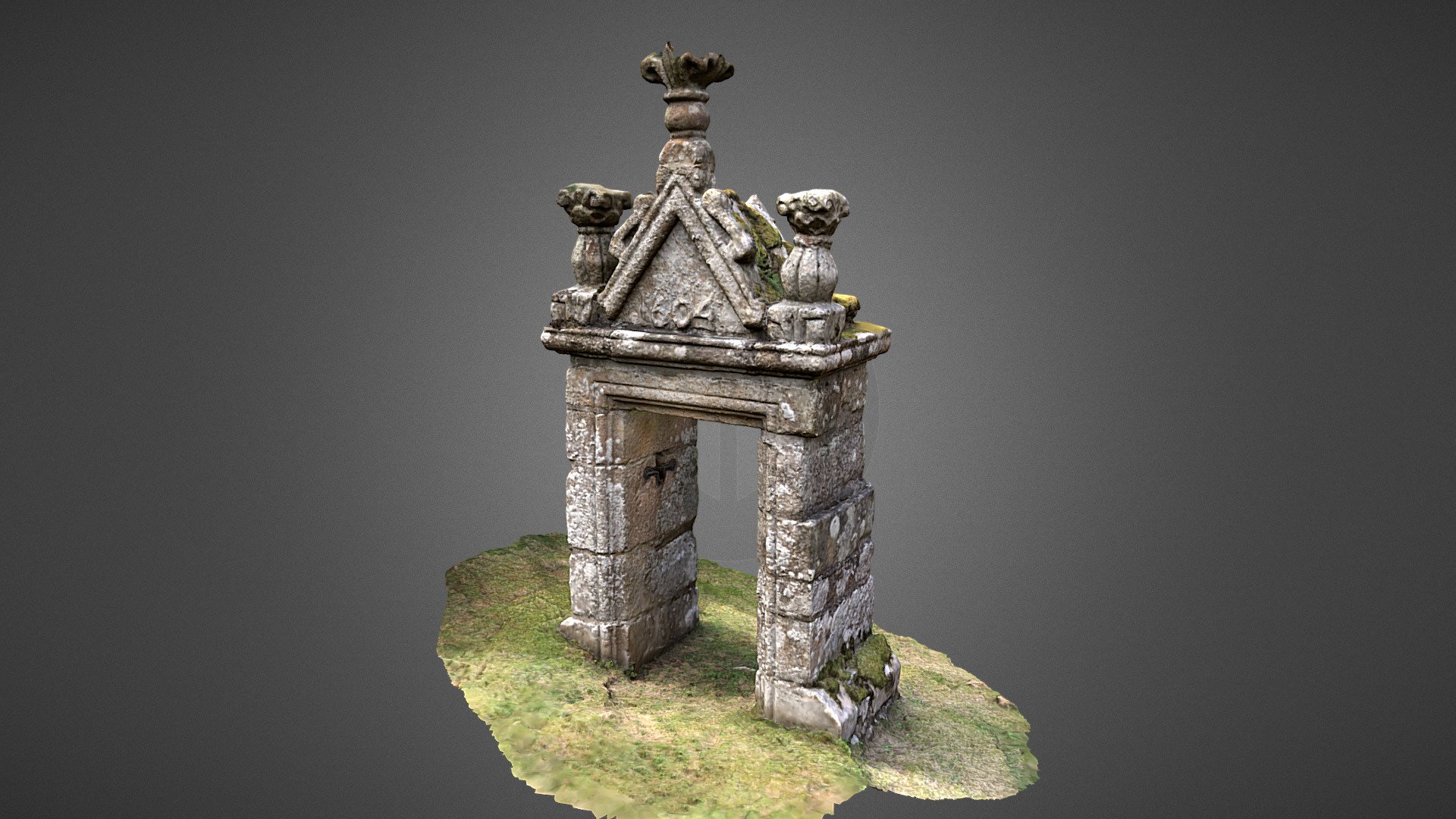 1604 Tullynessle Kirk bellcote, Aberdeenshire - Download Free 3D model ...
