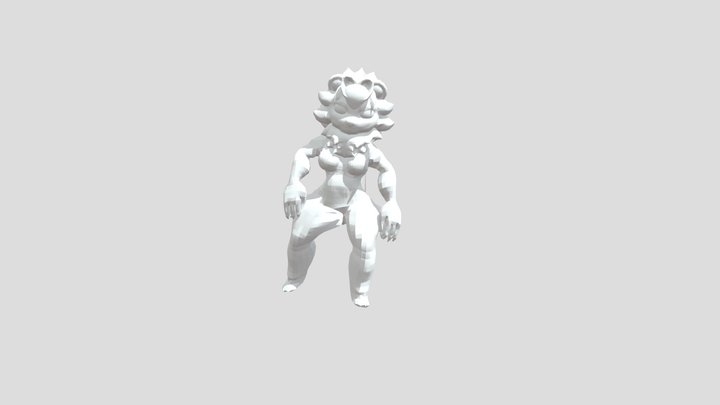 tanuki crouching and getting up 3D Model