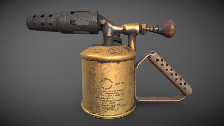 Vintage Blowtorch - GAP Assignment 3D Model