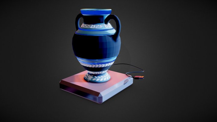 Gaming Amphora Led Speaker 3D Model