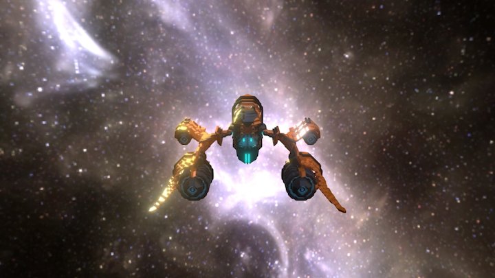 Acherontia Styx 3D Model
