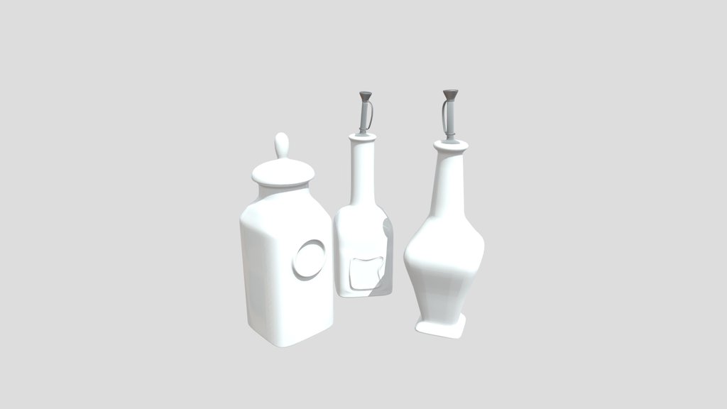 Kitchen Set 04 Porcelain Decor