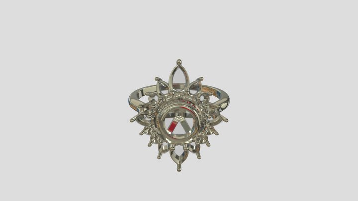 ADRG023 goldring wedding engagement luxury – Free 3D Model STL