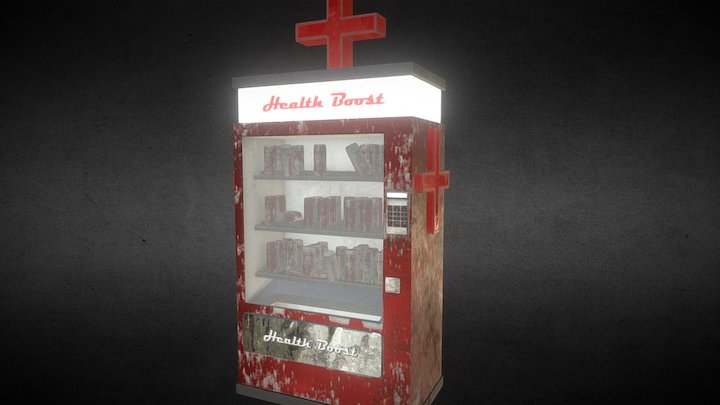 Health Boost Perk Machine – Modelo 3D gratuito STL