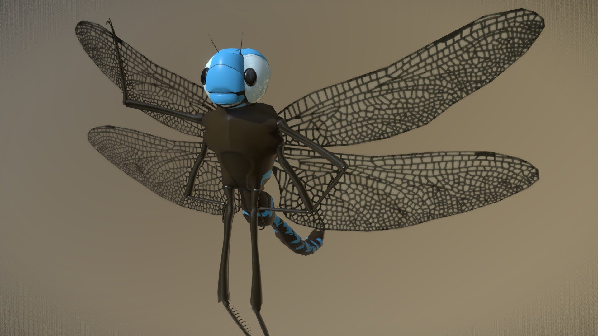Cartoon Dragonfly - Download Free 3D model by Ethan Cragun (@EDIIIC)  [bdd7787]