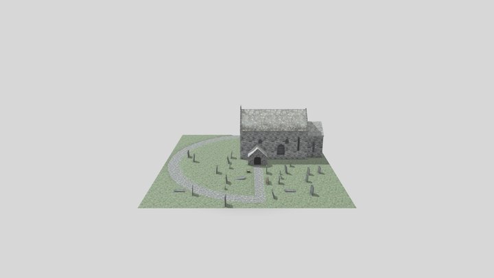 Anglo Saxon Church 3D Model