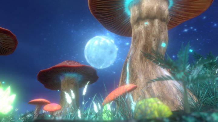 Mushrooms <3 3D Model