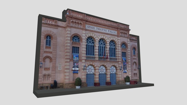 Gran Teatro Falla - Detalle fallada principal 3D Model