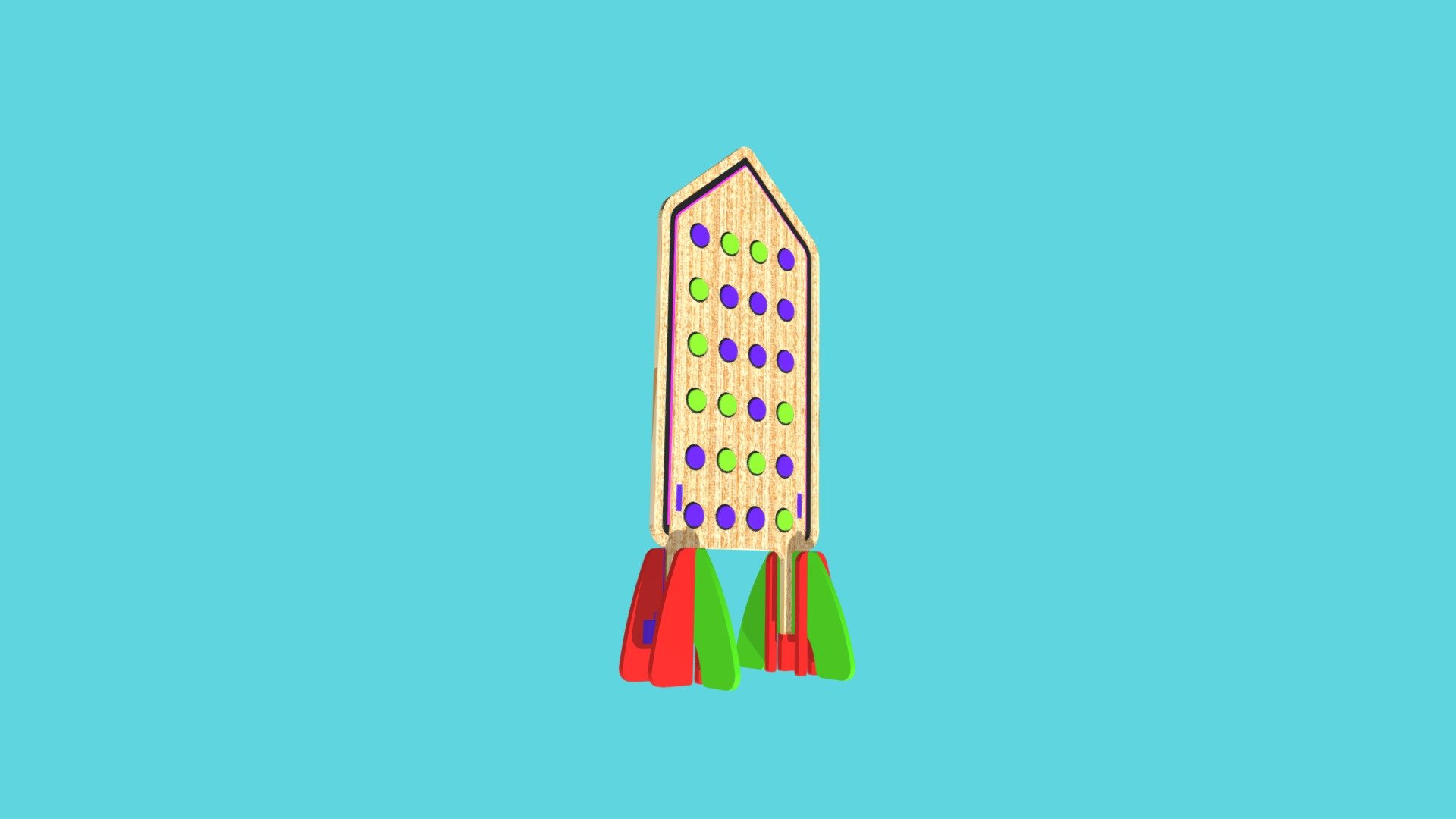 Rocket Board - 3D model by Rocío Aguilar (@a01232339) [bdd8d4f] - Sketchfab