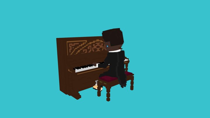 pianist 3D Model