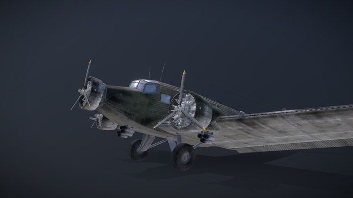 Junkers Ju-52 3D Model