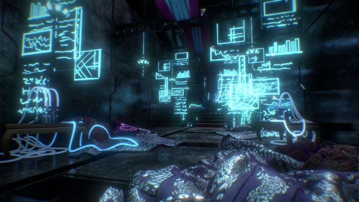 the_vault: cyber den 3D Model
