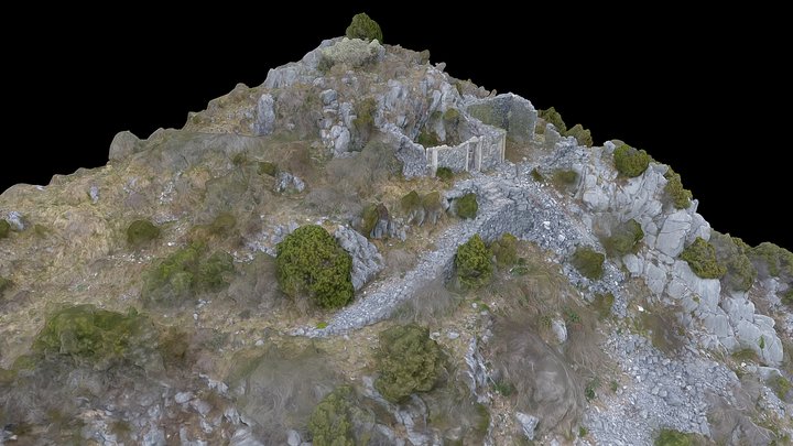 Site St Sauveur - La Bollène Vésubie 3D Model