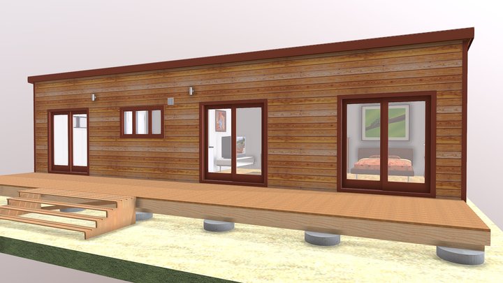 Transportable 2 Bedroom 3D Model