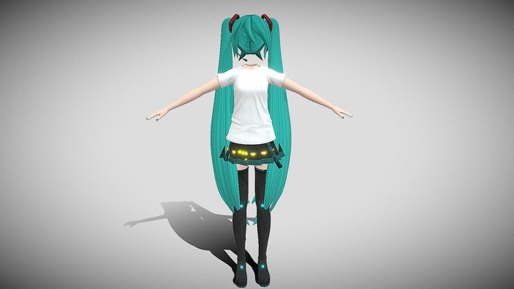 PDFTDX Editor de camisetas Miku – Free 3D Model STL