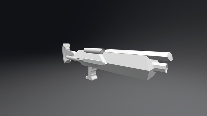 Overstep Gun 3D Model