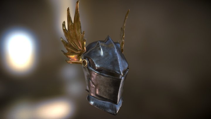 Knight's Helm 3D Model