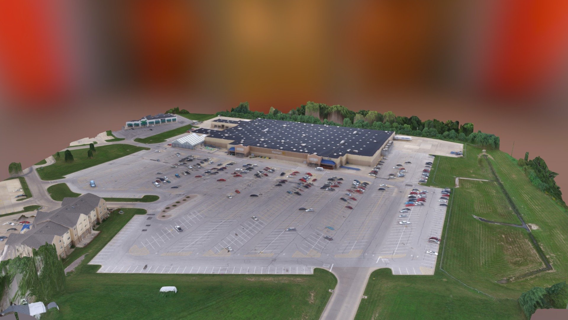 Keokuk, Iowa Walmart 3D model by Flight Spool (mattrafferty