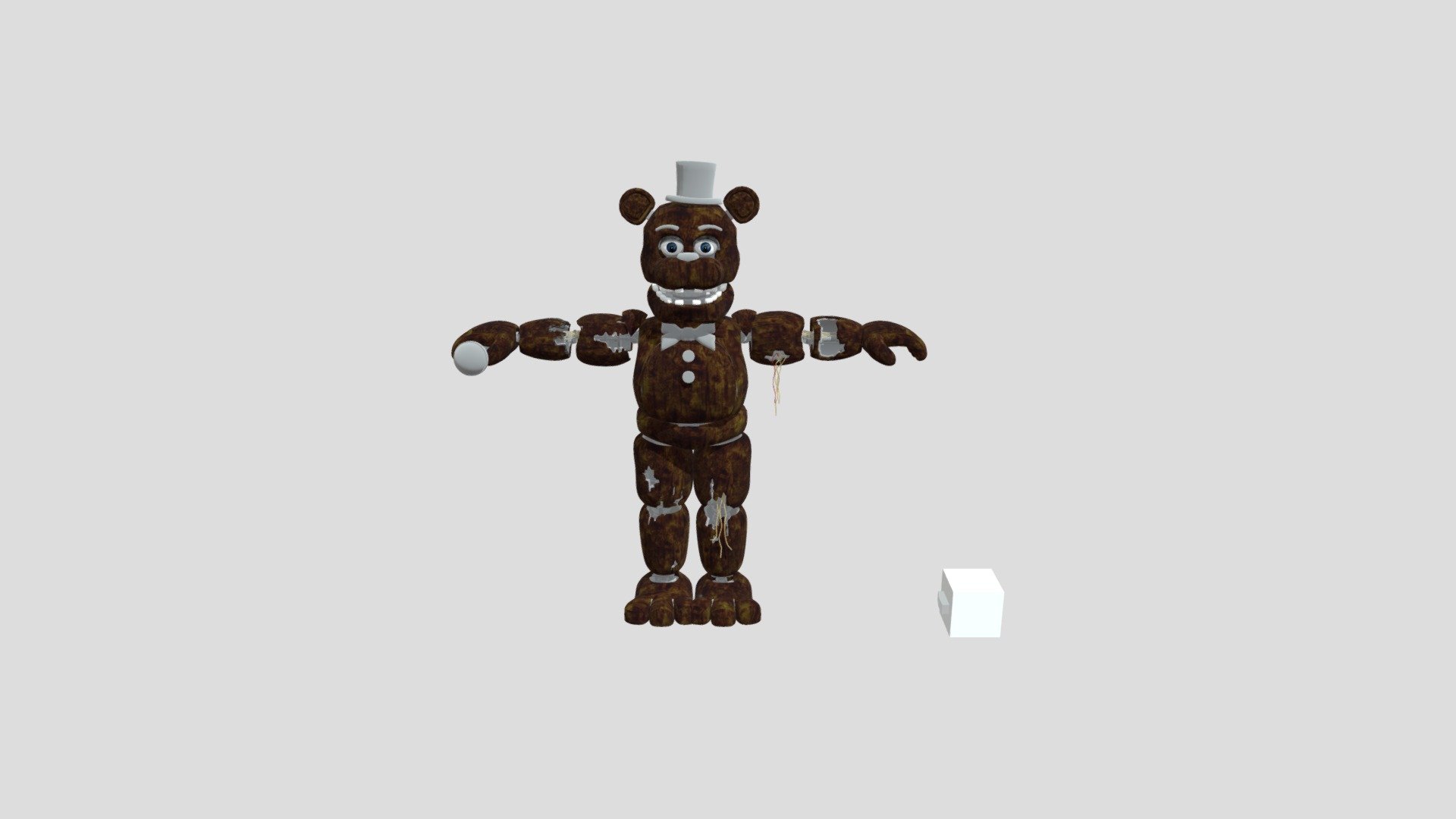 Withered Golden Freddy_REMASTER - Download Free 3D Model By Kwkde ...