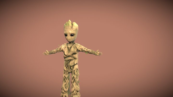 Groot 3D Model