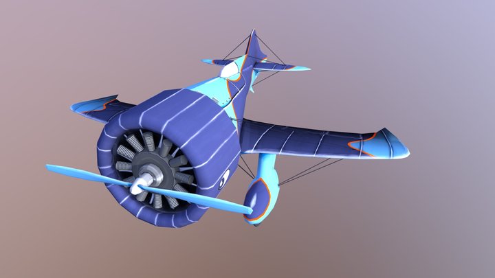 DAE Game art 1 - Flying Circus - Oskar LK 3D Model