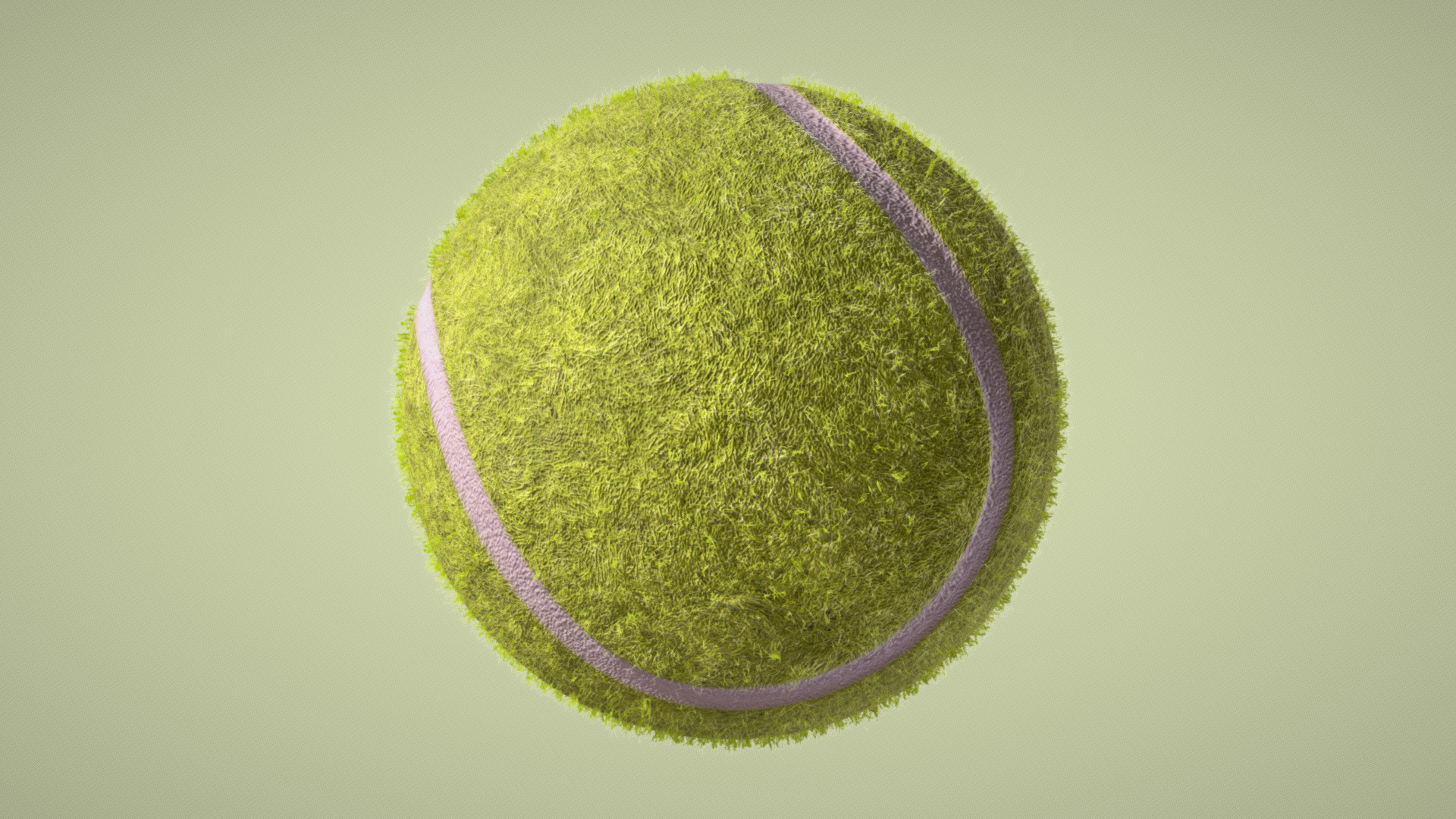 3D model Tennis Ball - This is a 3D model of the Tennis Ball. The 3D model is about a tennis ball on a white background.
