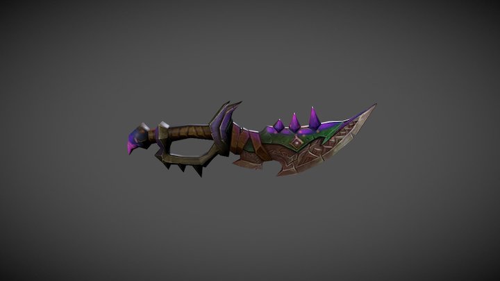 Orc dagger 3D Model