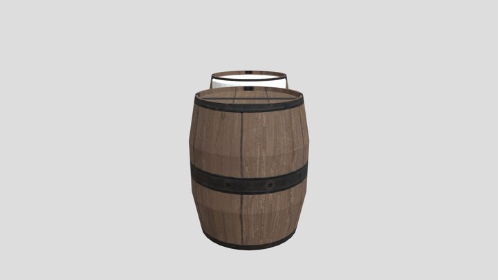 Realistic Barrel free download 3D Model