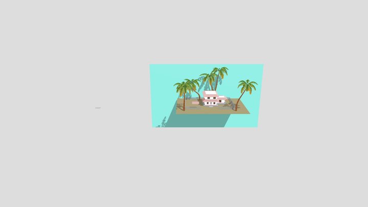 stylized house by ilanos-aimer 3D Model