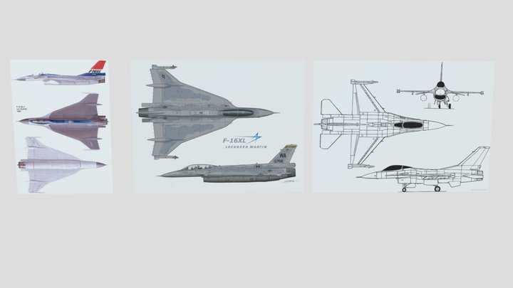 F-16 Custom design template. – Free 3D Model STL