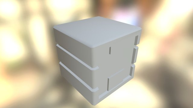 Crate 3D Model