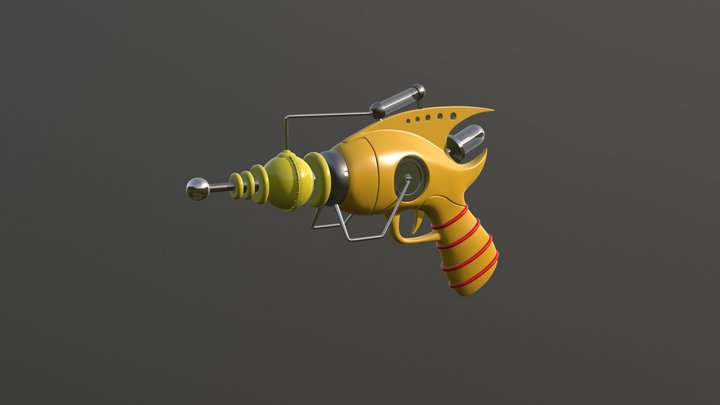 Pilim week challenge. Multy purpose raygun. HP 3D Model