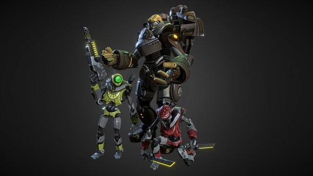Group Shot 02 3D Model
