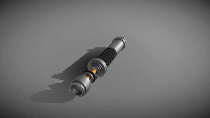 Non-descript laser sword 3D Model