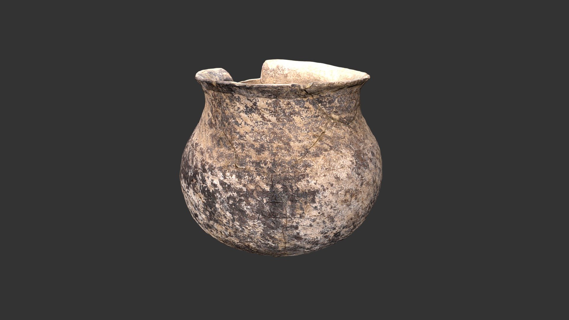 Corrugated Ware Jar (2467p25)
