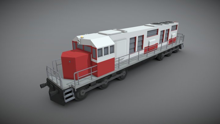 Train | Locomotive SD40-2 3D Model
