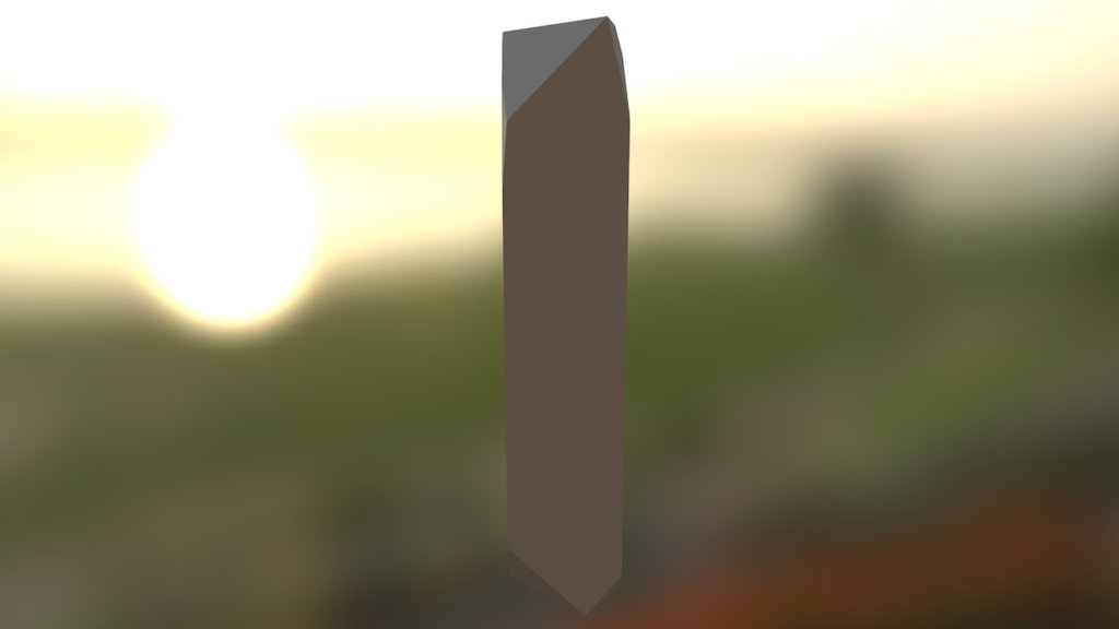 Low Poly Stonehenge Rock