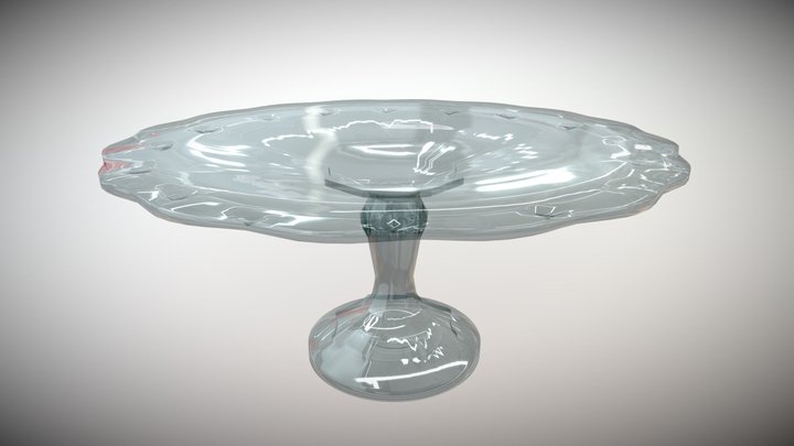 Cake Plate 3D Model