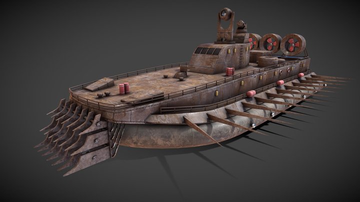 Hovercraft of apocalypse 3D Model