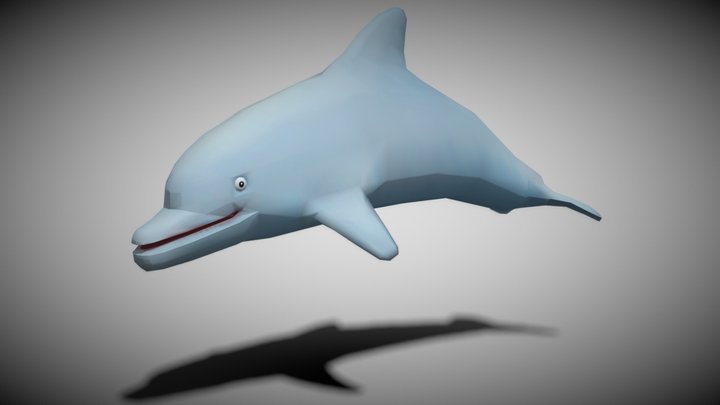 3DRT - Toonpets Dolphin 3D Model