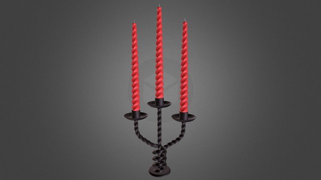 Candle Holder 3D Model