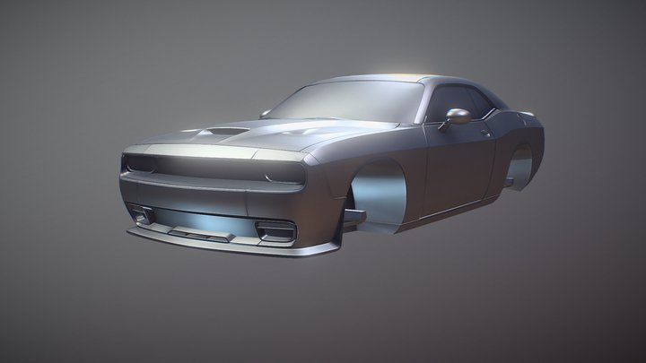 Dodge Challenger Modified 3D Model