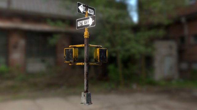 Traffic Light 3D Model