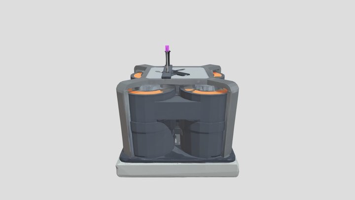 Industrialist Handcrank 3D Model