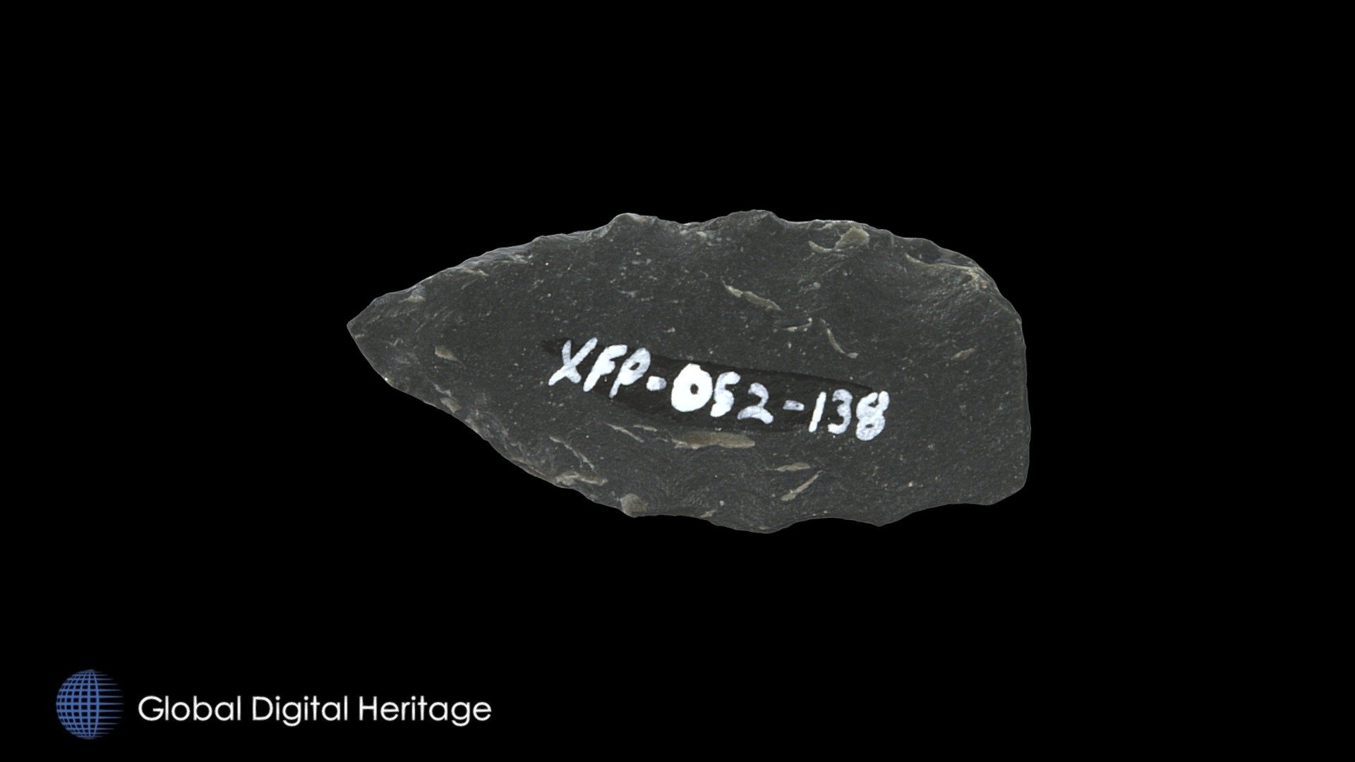 XFP-052 Small Biface, Sanak, Island, Alaska. — Sketchfab embed 3D viewer
