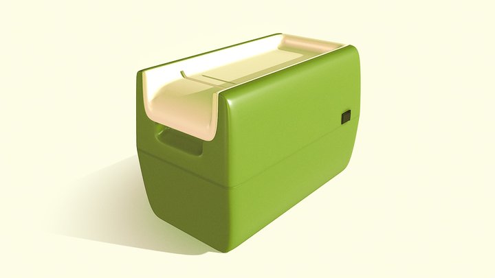 Blackboard Eraser Cleaner 3D Model