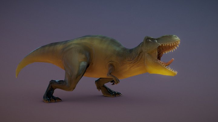 T-Rex Dinosaur 3D Model
