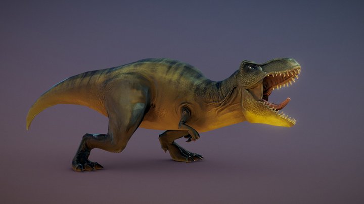 T-Rex Dinosaur 3D Model