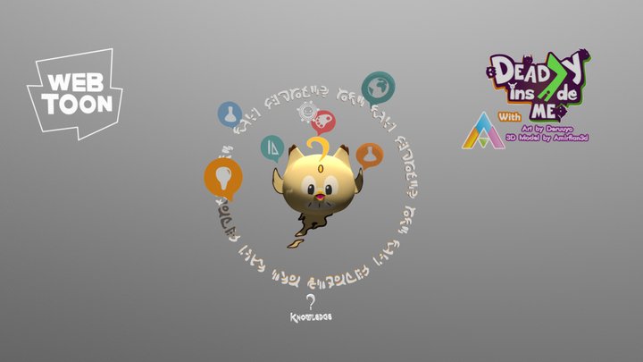 Webtoon Deadly7 Insideme:Junior Virtue Knowledge 3D Model